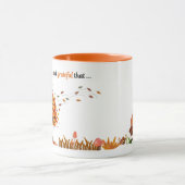 Gratitude du matin Mug : Je suis si heureux que ma (Centre)