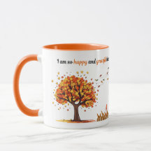 Gratitude du matin Mug : Je suis si heureux que ma