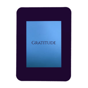 "Gratitude" Flexibele fotomagneet Magneet