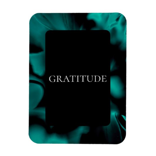 "Gratitude" Flexibele fotomagneet Magneet (Verticaal)