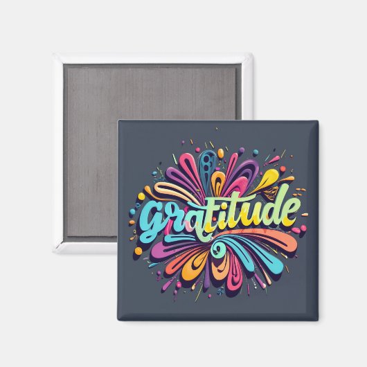 Gratitude Frigo Magnet (Recto/Verso)