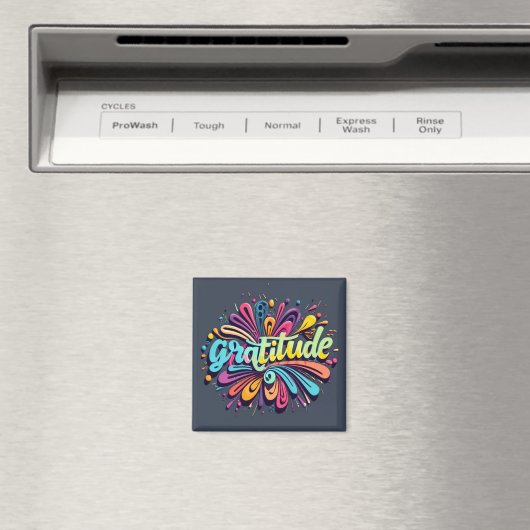 Gratitude Frigo Magnet (In Situ (Lave-vaisselle))