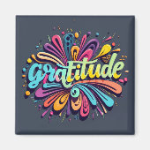 Gratitude Frigo Magnet (Devant)