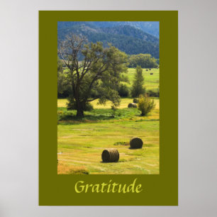 Gratitude Inspirerend Poster