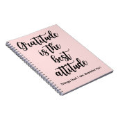 Gratitude is the best Attitude Pink Journal Book (Côté Droit)