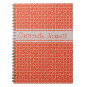 Gratitude-journaal maakt aanpasbare tekst notitieboek (Voorkant)