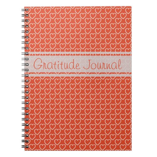 Gratitude-journaal maakt aanpasbare tekst notitieboek (Voorkant)