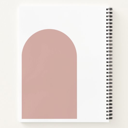 Gratitude Journal Boho Carnet d'art Abstrait (Dos)