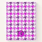 Gratitude Journal Houndstooth Purple and White Notitieboek (Achterkant)
