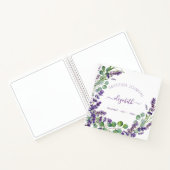 Gratitude journal lavender eucalyptus floral notitieboek (Binnen)