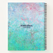 Gratitude Journal Serene Turquoise et rose (Dos)