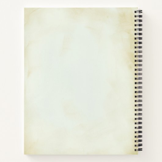 Gratitude Journal Squirrel in Rustic Herfst Wreath Notitieboek (Achterkant)