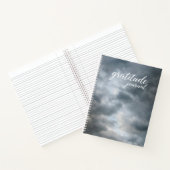Gratitude Journal Storm Nuages Rompre avec le nom (Intérieur)
