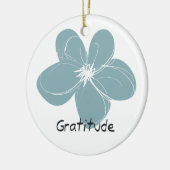 Gratitude Keramisch Ornament (Links)