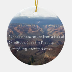 Gratitude Keramisch Ornament