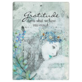 Gratitude Klembord (Achterkant)