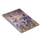 Gratitude Lavender Flowers Notitieboek (Rechterzijde)