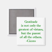 Gratitude Magnet Magneet (Voorkant / Achterkant)