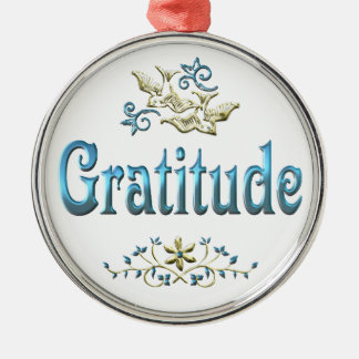 GRATITUDE METALEN ORNAMENT