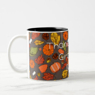 Gratitude Mug : Merci, Grâces, Et Heureux