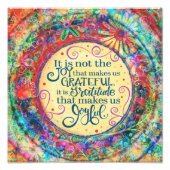 ‘Gratitude nous rend joyeux’ Photo d'Inspiritisme (Devant)