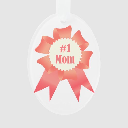 Gratitude Numéro Une maman lauréat du prix ruban (devant)