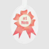 Gratitude Numéro Une maman lauréat du prix ruban (dos)