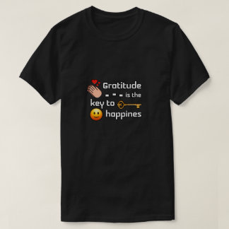 Gratitude-offertes T-shirt