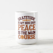 Gratitude & Peace Mug - Personnalisable (Centre)