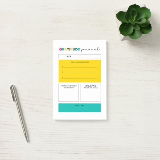 Gratitude Planner Journal Post-it® Notes (Kantoor)