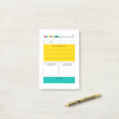 Gratitude Planner Journal Post-it® Notes (Op bureau)