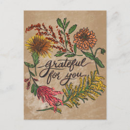 Gratitude Postkaartenset | November Slakkenpost |  Briefkaart