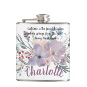 Gratitude Quote Heupfles (Voorkant)