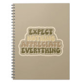 Gratitude Quote Notitieboek (Voorkant)
