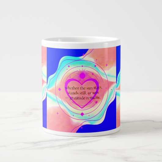 Gratitude Remains™: A Love-Led Morning & Night Mug (Devant)