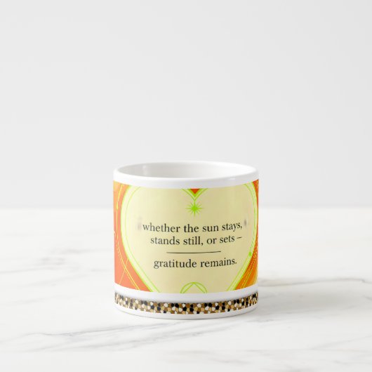 Gratitude Remains™: Intentional Love Coffee Espresso Kop (Voorkant)