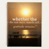 Gratitude Remains: Light or Night, Still Thankful  (Devant)