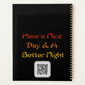 Gratitude Remains: Light or Night, Still Thankful  Planner (Achterkant)