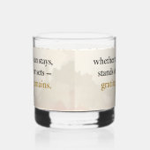 Gratitude Remains™: Love & Intention | Inspiration Whisky Glas (Links)