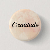 Gratitude Ronde Button 3,2 Cm (Voorkant)