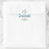 GRATITUDE RONDE STICKER (Tas)