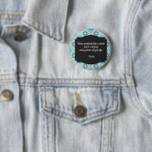 Gratitude Rumi Quote Ronde Button 5,7 Cm (In situ)