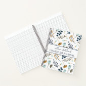 Gratitude Specialized Floral Botanical White Notitieboek (Binnen)