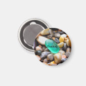Gratitude Stone Fridge Magnet Magneet (Voorkant / Achterkant)