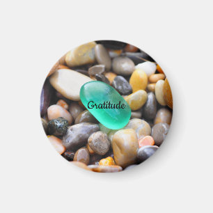 Gratitude Stone Fridge Magnet Magneet