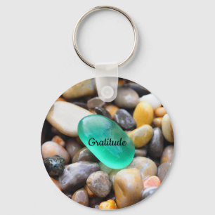 Gratitude Stone Keyring Sleutelhanger