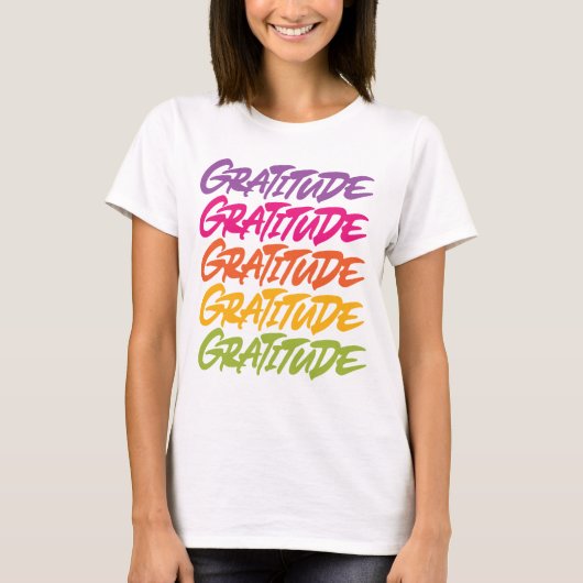 Gratitude T-shirt (Voorkant)