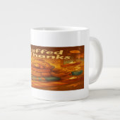 Gratitude Turkey Mug- Feast on Meaning Extra Grote Beker (Voorkant rechts)