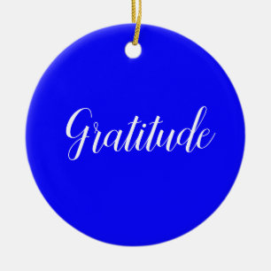 Gratitude-versiering Keramisch Ornament