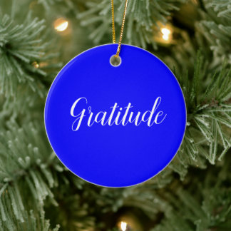 Gratitude-versiering Keramisch Ornament